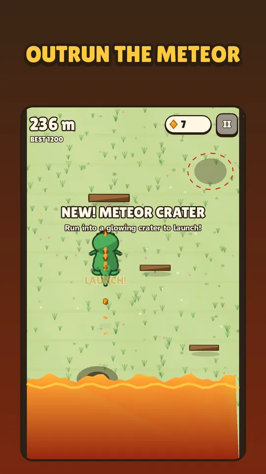 Outrun the meteor